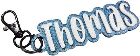 Custom name keychain, great for kids, backpacks in Saudi Arabia