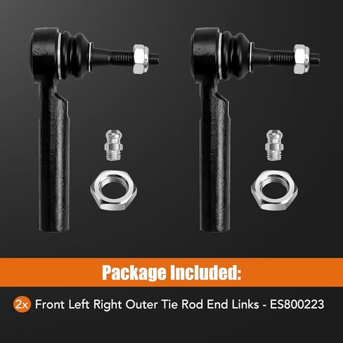 LCWRGS Front Outer Tie Rod Ends Fits for Chevy & GMC & Cadillac - 2007-2014 - Silverado 1500, Suburban, Avalanche, Tahoe, Sierra 1500, Yukon, Yukon XL 1500, Escalade ESV EXT - 2pcs in Saudi Arabia