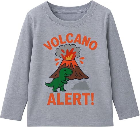 Boys' 3-Piece Long Sleeve T-Shirt Cotton Cartoon Printing Casual Crewneck Tee for Toddler Little Kids Sizes 2-7Y in Saudi Arabia