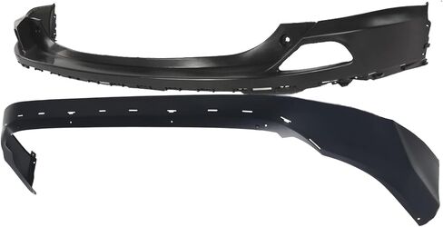 FitParts متوافق مع مجموعة أغطية المصد الخلفي Toyota RAV4 2016 2017 2018 SE LE Limited XLE Hybrid W/O Park Holes TO1114102 TO1115112، 521590R914 521690R900 in Saudi Arabia