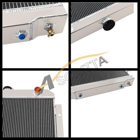 CC583 AA5052 Aluminum Radiator For 1972-1986 Jeep CJ5 CJ6 CJ7 Scrambler Cherokee 3.8L 4.2L 5.0L V8 Radiador 3 Row Core Radiators in Kuwait