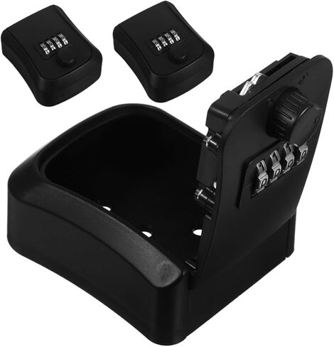 STOBOK 3pcs Lockbox for Keys Outdoor Key Lock Box Wall Mount Plastic Combination Lock in Saudi Arabia