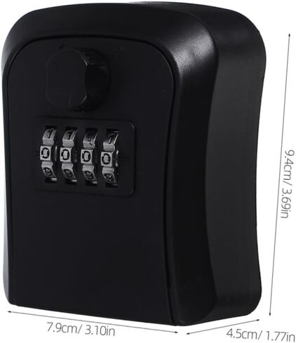 STOBOK 3pcs Lockbox for Keys Outdoor Key Lock Box Wall Mount Plastic Combination Lock in Saudi Arabia
