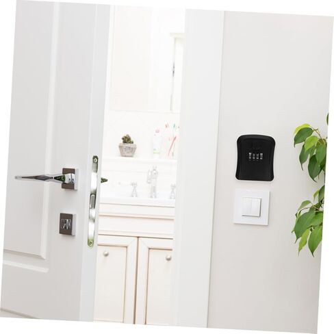 STOBOK 3pcs Lockbox for Keys Outdoor Key Lock Box Wall Mount Plastic Combination Lock in Saudi Arabia