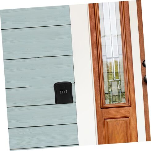 STOBOK 3pcs Lockbox for Keys Outdoor Key Lock Box Wall Mount Plastic Combination Lock in Saudi Arabia