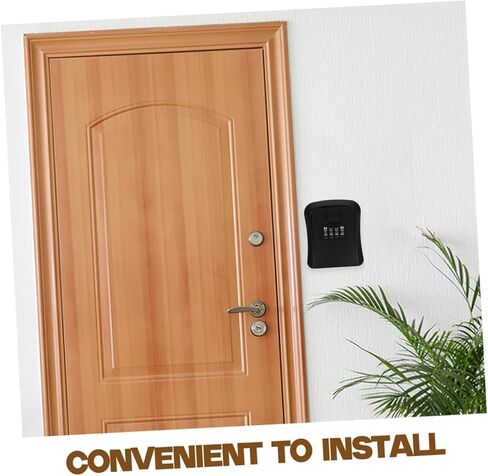 STOBOK 3pcs Lockbox for Keys Outdoor Key Lock Box Wall Mount Plastic Combination Lock in Saudi Arabia