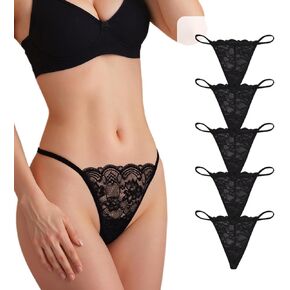 G string Thongs for Women, Seamless Womens Underwear, Sexy Ladies Panties, No Show/Low Rise/5 Pack in Kuwait