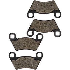 NICHE Front Rear Brake Pad Set for Polaris Ranger 500 570 800 2202413 2202097 1910514 1910672 Organic Alloy Steel (Pack of 2) in Kuwait