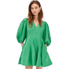 English Factory Women's Puff Sleeve Flare Mini Dress in Kuwait