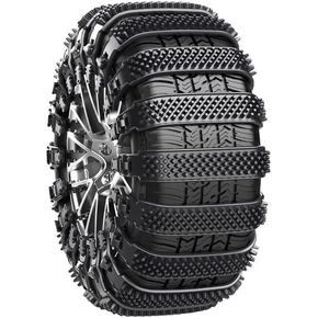 10Pcs Snow Tire Chains for Honda CR-V 2012–2025, Snow Zip Tie Traction Cables, Reusable for Winter Driving on Snow and Muddy Roads, Emergency Use Set,A Black in Saudi Arabia