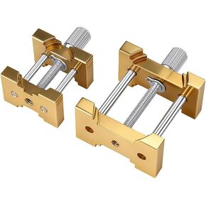 2 قطعة حامل حركة ساعة نحاسية متعددة الوظائف أداة إصلاح ساعة معدنية مجموعة حامل حافظة قابل للتعديل أداة مناسبة لإصلاح الساعة in Kuwait