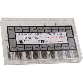 1 صندوق من Watch Spring Bar استبدال دبابيس إبزيم الساعة ودبابيس ربط الحزام مع صندوق تخزين in Kuwait