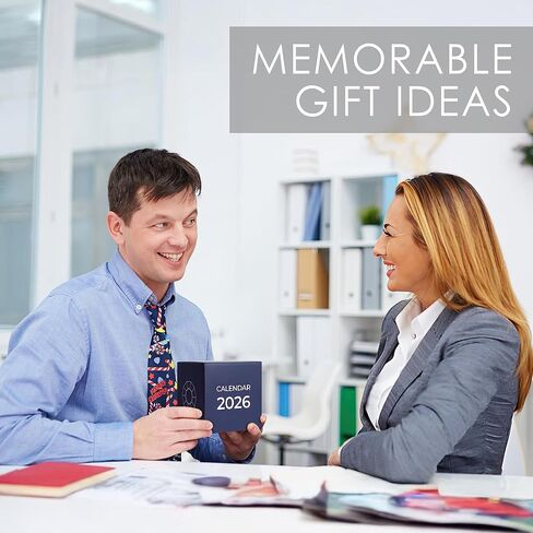 مكعب تقويم مكتبي خشبي لعام 2026 - ديكور مكتب ثنائي السطوح، هدية فريدة للعام الجديد للرجال والنساء، هدايا لزملاء العمل والموظفين، هدايا السنة الصينية الجديدة، هدايا عيد الحب له in Kuwait