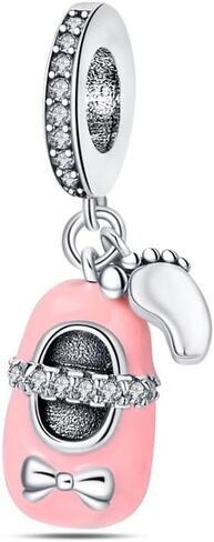 925 Clip Stopper Charms for Pandora Bracelets and Necklaces Spacers Bead Charms Jewelry Gift for Women in Saudi Arabia