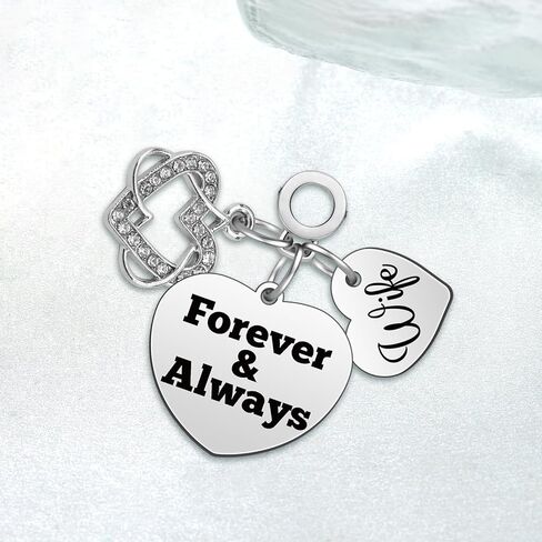 Wife Gifts from Husband Pendant Charm Romantic Birthday Gifts for Wife Charms for Bracelets Necklaces Anniversary Valentines Day Gift for Her Dangle Bead Charms Mother's Day Jewelry Gift for Women in Saudi Arabia