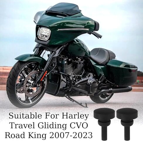 قطعتان من وسادة Jiffy Stand/Kickstand المطاطية الواقية من الصدمات، قابس سيليكون مضاد للتصادمات لـ Harley Touring 2007-2024 Street Glide FLHX، مسند بديل لـ HD# 50245-07، ملحقات دراجة نارية ممتصة للصدمات in Kuwait