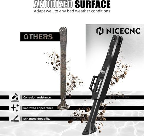 NICECNC مسند ألومنيوم قابل للتعديل متوافق مع 690 Enduro/SMC/R 2008-2024، متوافق مع Husqvarna 701 Enduro/SM 2016-2024، متوافق مع غاز الغاز 700 ES/SM 2022-2024، أسود in Kuwait