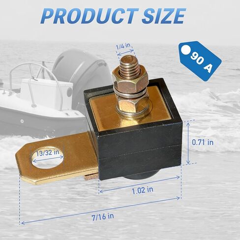 فيوز بدء تشغيل 90 أمبير لمحركات MerCruiser Mercury Marine 3.0L 4.3L 5.7L 350 MAG 7.4L 8.2L بديل مباشر لـ 88-79023A91 18-8220 9-15510 in Kuwait