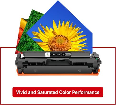 075 مجموعة خرطوشة الحبر 075H LBP646Cdw MF665CDW MF662CDW متوافقة مع Canon Color ImageCLASS MF660c MF663Cdw MF660 LBP647Cdw LBP640c LBP640 حبر طابعة عالي الإنتاجية 4 عبوات (أسود سماوي أصفر أرجواني) in Kuwait