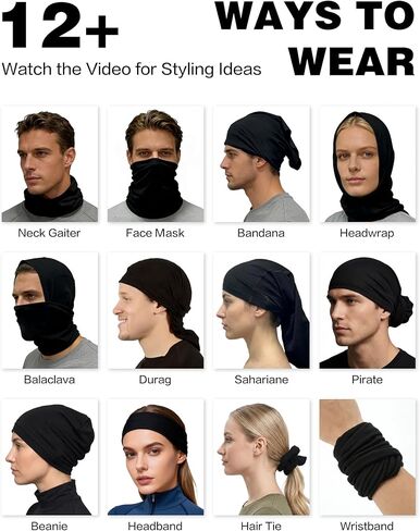 حزمة تزلج شتوية من صوف ميرينو للنساء - طبقة أساسية متوسطة الوزن مجموعة علوية وسفلية حرارية + قناع وجه برقبة من صوف ميرينو 12 اتجاهًا، ماص للرطوبة ودافئ in Kuwait