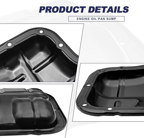 Lower Engine Oil Pan Sump with Drain Plug Compatible with Toyota Corolla L4 1.8L Sedan 2009-2019, Prius V L4 1.8L Wagon 2012-2018, Scion iM L41.8L Hatchback 2016 etc, Replace OE# 264-324 in Saudi Arabia