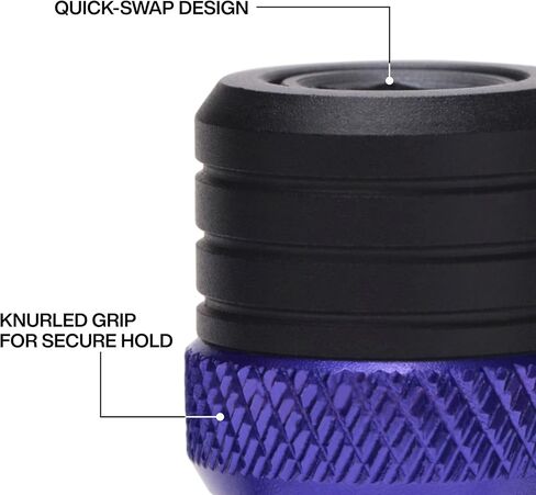 مجموعة سلسلة مفاتيح حامل لقم 5 قطع من كلاين تولز K33850، تنظم وتخزن لقم محرك سداسية مقاس 1/4 بوصة، ومرفق حلقة تسلق، وأشرطة ملونة لسهولة التعرف عليها in Kuwait