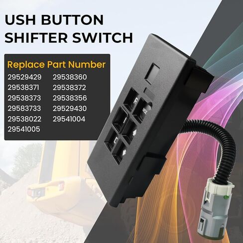 29538371 Push Button Shifter for Allison Shift Pad Transmission Selector, for 29538372 29538373 29538360 29529430 29538022, for Allison 5620 HD4560 4500 RDS TR100 in Kuwait