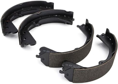 1 Set of Parking Brake Shoe Emergency Brakes Shoes Rear for Nissan NV1500 4.0L 2012-2019, for NV2500 4.0L 2012-2019, for NV2500 5.6L 2012-2019, for NV3500 4.0L 2012-2019 in Saudi Arabia