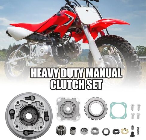 Heavy Duty Manual Clutch Set, Replacement for 50cc 70cc 90cc 110cc 125cc Dirt Pit Bikes, Complete Clutch Assembly for Improved Performance in Kuwait