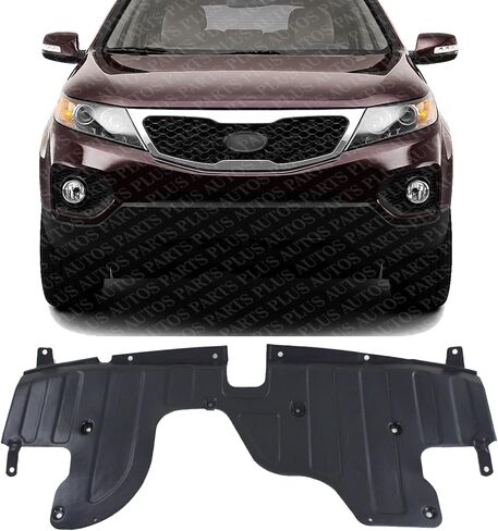Front Engine Splash Shield Under Cover Direct Replacement Compatible with 2011-2013 Kia Sorento KI1228127 291101U200 in Saudi Arabia