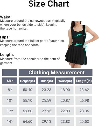 EXARUS Girls Dress Mini/Maxi Teen Padded Flowy Ruffle Ruched Swing Sleeveless Summer Dresses Graduation Dance 8-14Y in Saudi Arabia