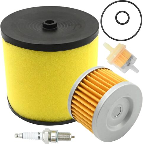17254-HN5-670 Air Filter with Spark Plug Kit, Replacement for Honda Rancher 350 2000-2006 Replacement for Honda Foreman 400 450 1995-2004, Replaces 17254-HN1-000 in Saudi Arabia