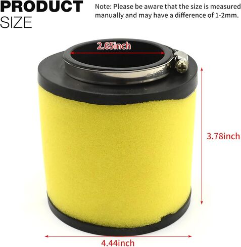17254-HN5-670 Air Filter with Spark Plug Kit, Replacement for Honda Rancher 350 2000-2006 Replacement for Honda Foreman 400 450 1995-2004, Replaces 17254-HN1-000 in Saudi Arabia