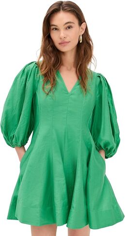 English Factory Women's Puff Sleeve Flare Mini Dress in Saudi Arabia