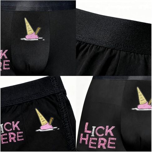 Mens Boxer Briefs, Funny Graphic Underwear, Stretch Trunk Style, Elastic Waistband, Smooth Feel Mens Underwear for Daily Wear in Saudi Arabia