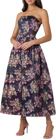 Shoshanna Women's Midnight Floral Jacquard Dana Dress in Saudi Arabia