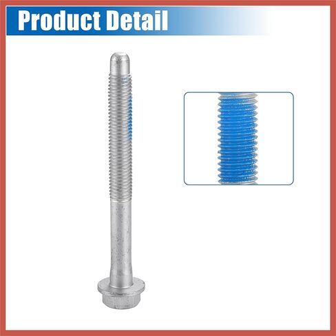 ACROPIX 11519402 4 قطعة مسمار تثبيت جسم الكابينة الجديد، 10.9 درجة من الفولاذ الطري، M12x1.75x120، يناسب قطع غيار السيارات شيفروليه سيلفرادو 1500 4.3L، 4.8L، 5.3L، 6.0L 2004-2007 in Saudi Arabia