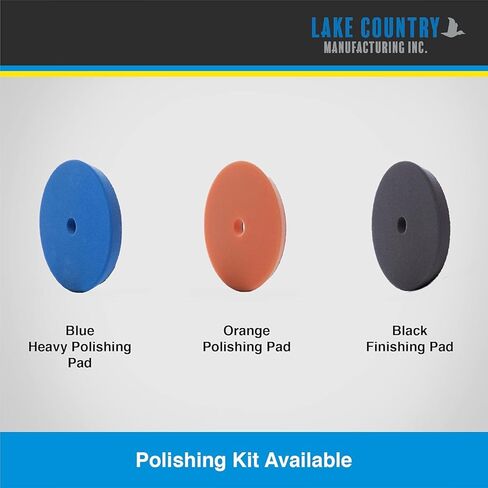 وسادة تلميع ثقيلة من الإسفنج الأزرق من SDO (عبوتان مقاس 5.5 بوصات) - وسادات تلميع مدارية قياسية عالية التحمل للأسطح المطلية. (تناسب اللوحة الخلفية مقاس 5 بوصات.) in Kuwait