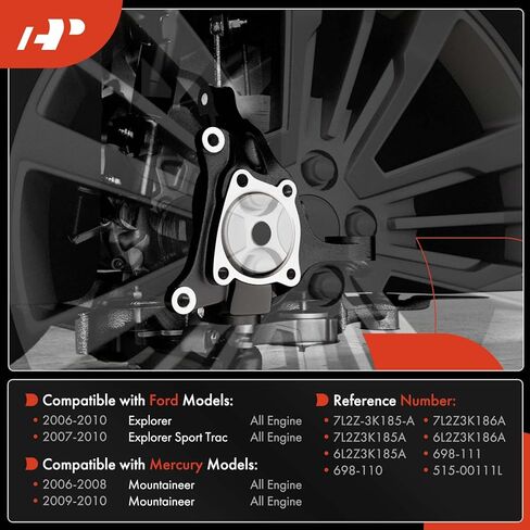 A-Premium Knuckle Steering Replacement for Ford Explorer 2006-2010 Mercury Mountaineer Front Left and Right in Saudi Arabia