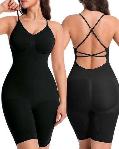 Backless Full Body Shapewear for Women with Tummy Control, Seamless Sculpting Bodysuit for Daily and Workouts in Saudi Arabia
