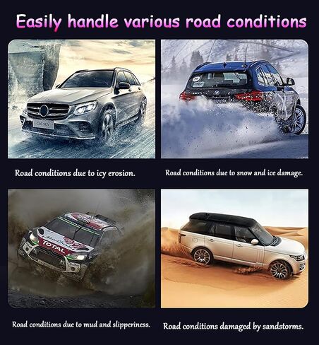 Snow Tire Chains for Mazda 6/Atenza 2002-2020 2021 2022 2023 2024 2025, Portable Emergency Anti-slip Straps, Snow Chains for Muddy Roads and Winter Driving, Durable and Highly Stable in Saudi Arabia