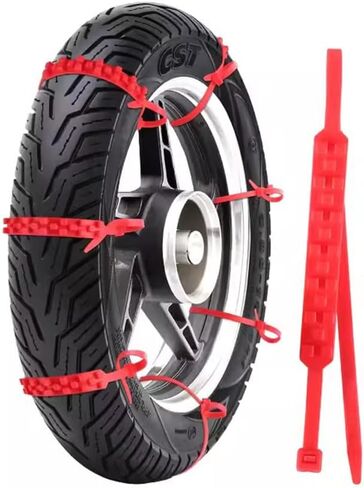 Snow Chains Motorcycles for Suzuki RM-Z450 2005-2021 2022 2023 2024 2025 2026 Adjustable Anti Skid Tire Chains Reusable Wheel Chains Emergency Snow Cable Belts,30Pcs-Green in Saudi Arabia