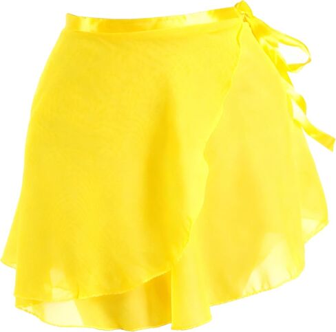 Wuchieal Lady's Sheer Wrap Skirt Ballet Skirt Ballet Dance Dancewear in Saudi Arabia