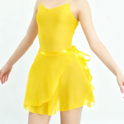 Wuchieal Lady's Sheer Wrap Skirt Ballet Skirt Ballet Dance Dancewear in Saudi Arabia