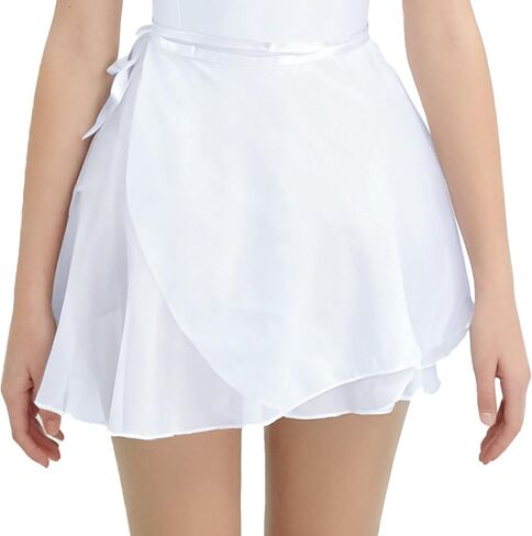 Wuchieal Lady's Sheer Wrap Skirt Ballet Skirt Ballet Dance Dancewear in Saudi Arabia