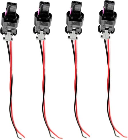 4 Pcs Side Marker Light Connector Plug Pigtail Wire Harness Compatible with Chrysler 300 2015-2023 Dodge Charger 2015 2016 2017 2018 2019 2020 2021 2022 2023 in Saudi Arabia