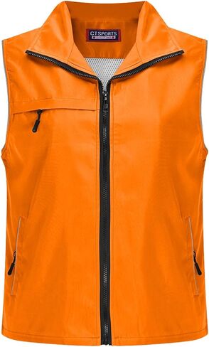 Women's Lightweight Windproof Sleeveless Jacket, Breathable Vest with Pockets for Running Golf Hiking Outdoor Travel in Saudi Arabia