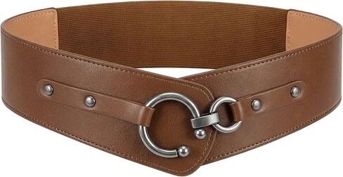 حزام بإبزيم معدني متشابك واسع ومرن من BlackButterfly in Kuwait