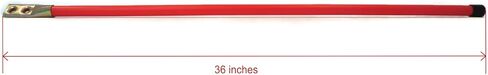 Pair of 36" Universal SNOW PLOW BLADE MARKER GUIDE for Buyers SAM 1308110 B2028 in Saudi Arabia