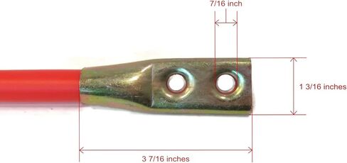 Pair of 36" Universal SNOW PLOW BLADE MARKER GUIDE for Buyers SAM 1308110 B2028 in Saudi Arabia